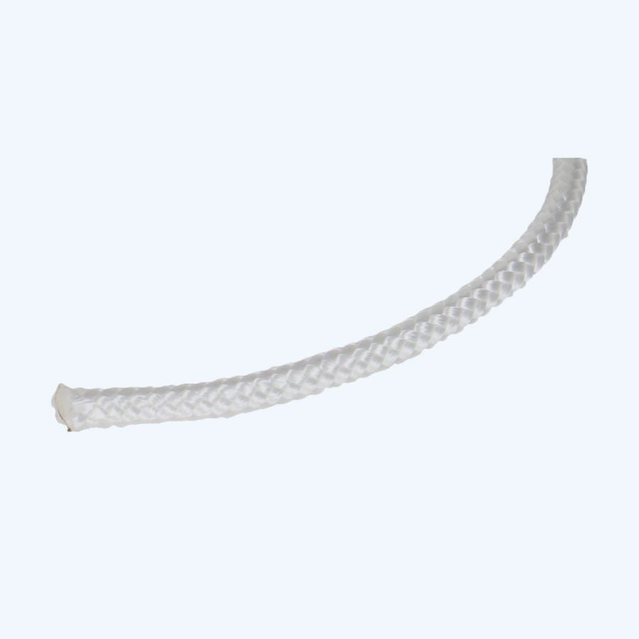 20 meter gevlochten PP koord 4 mm wit
