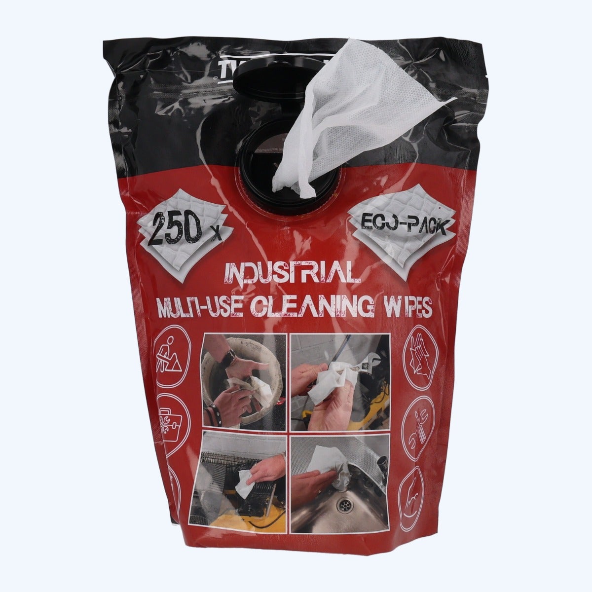 TP Industrial cleaning wipes (zak 250 stuks)