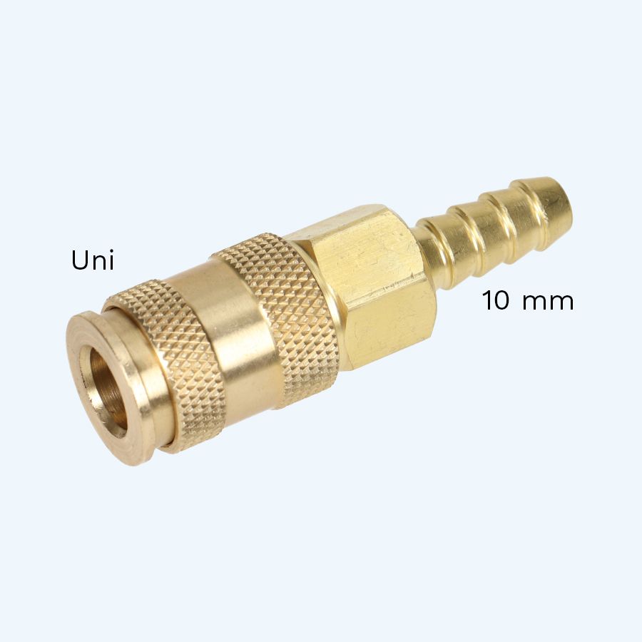 Universele snelkoppeling met slangpilaar 10 mm