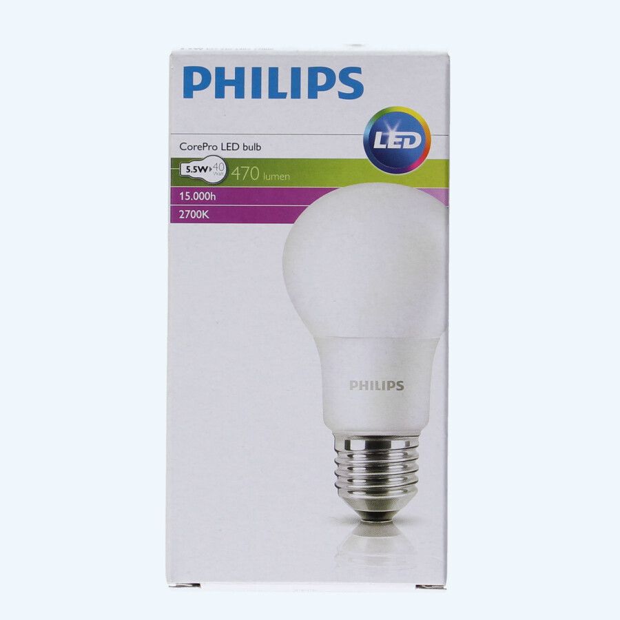 Philips LED lamp E27 4.9W