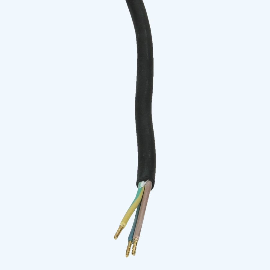 Vervangingsnoer 3 meter 2x1.0 mm2 Rubber