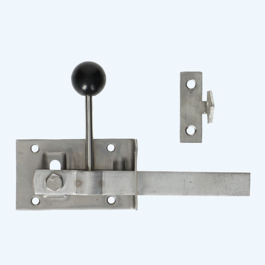 Tuinheksluiting RVS 100 x 60 mm