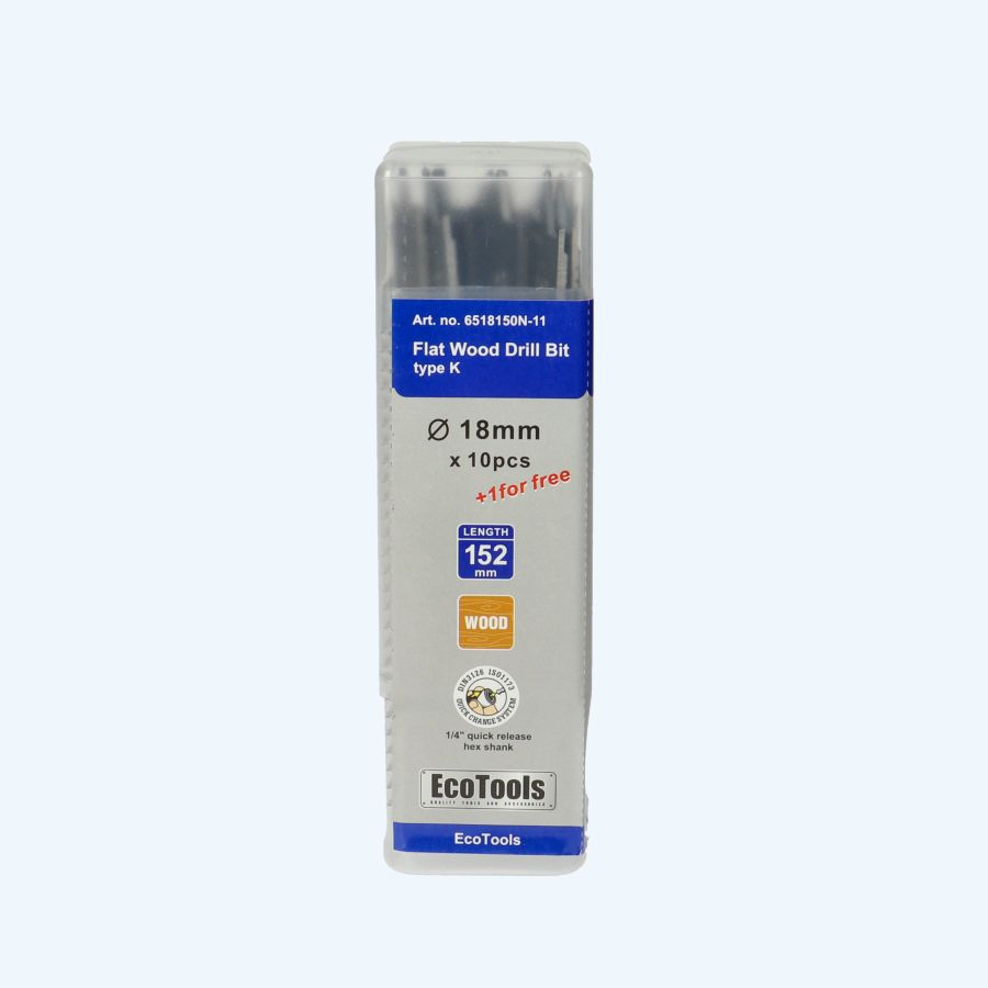 10+1 gratis speedboren 18,0 x 152 mm Type K