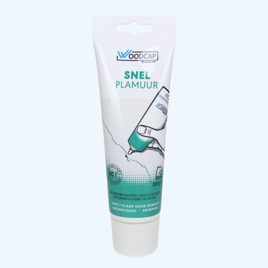 Woodcap Repairs snelplamuur vuller 300 gram (wit)