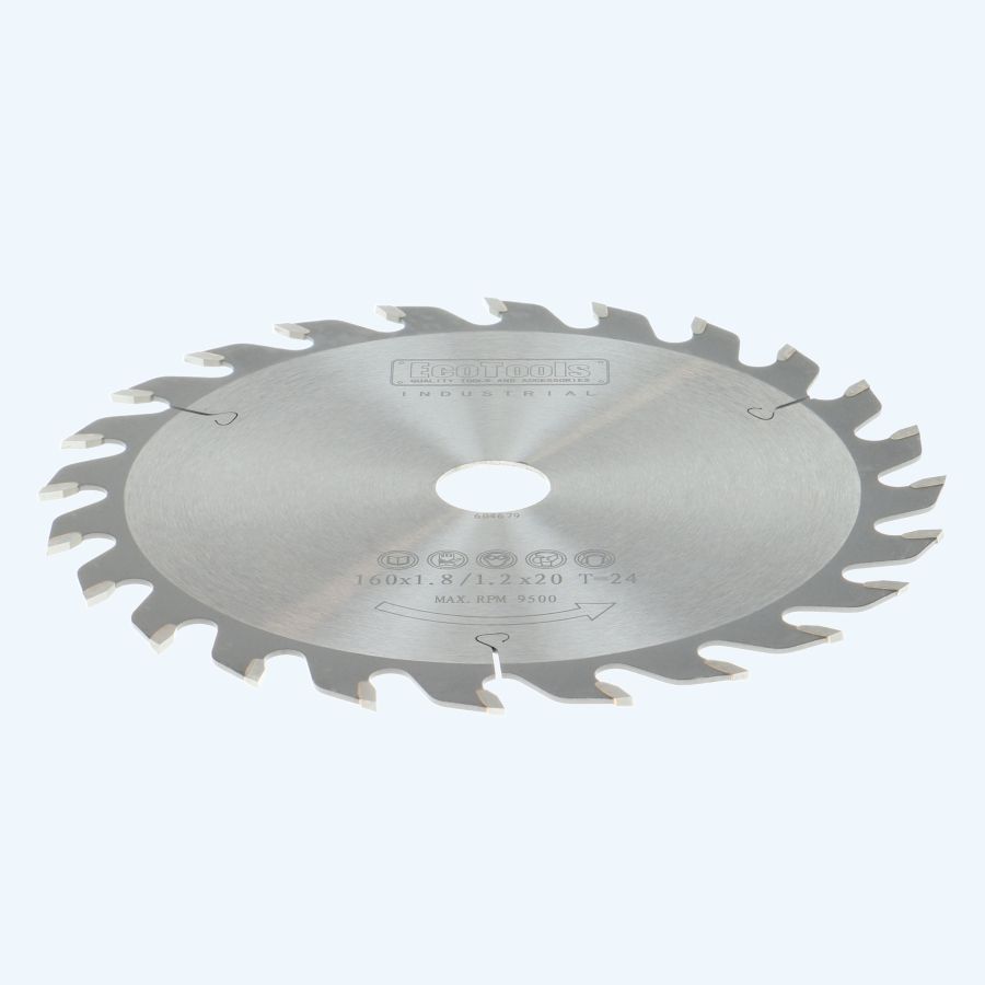 HM-zaagblad Industrial 160 x 20 mm T=24 (1,8/1,2 mm)