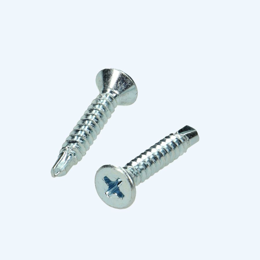 200 stuks zelfborende plaatschroeven platverzonken kop 4,8 x 50 mm