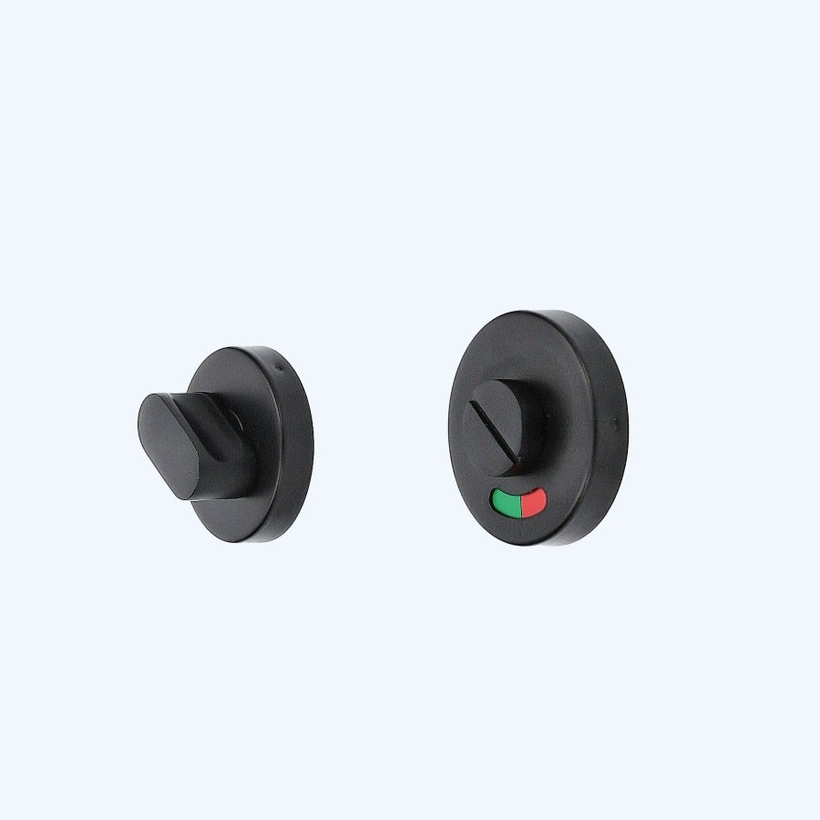 Zwarte RVS toilet rozet