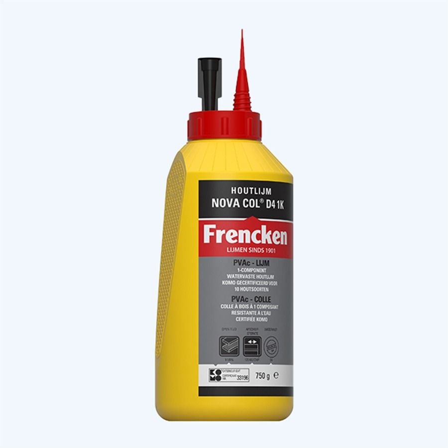 Frencken houtlijm Nova Col D4 1K 750 gr 