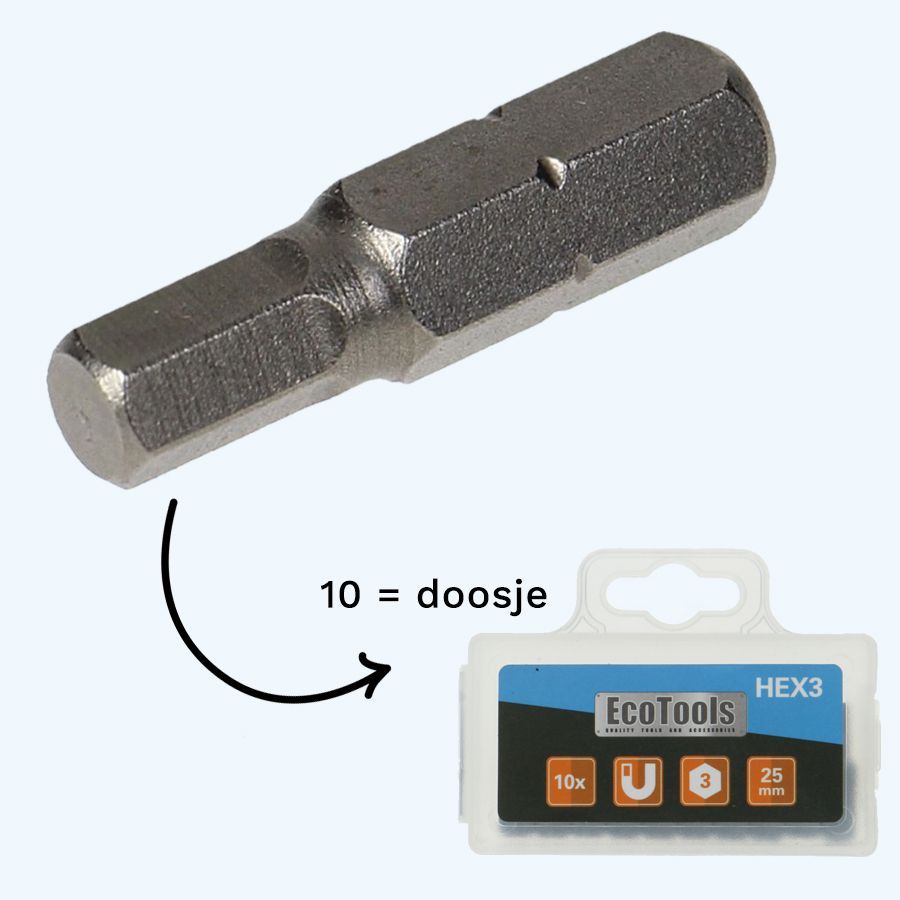 Inbus bit 3 mm