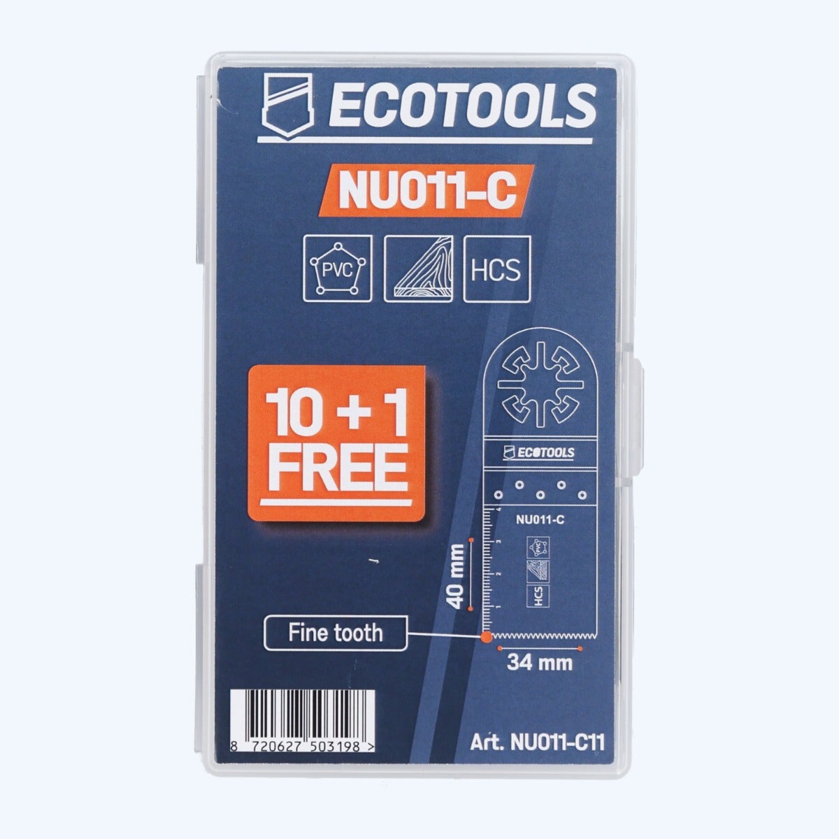 10+1 gratis multitool zaagbladen HCS type NU011-C 10+1 gratis multitool zaagbladen HCS type NU011-C