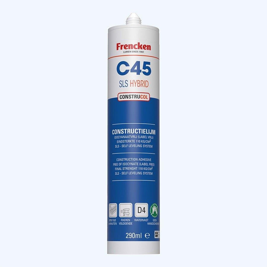 Frencken Construcol HV45 290 ml bruin Frencken Construcol HV45 290 ml bruin