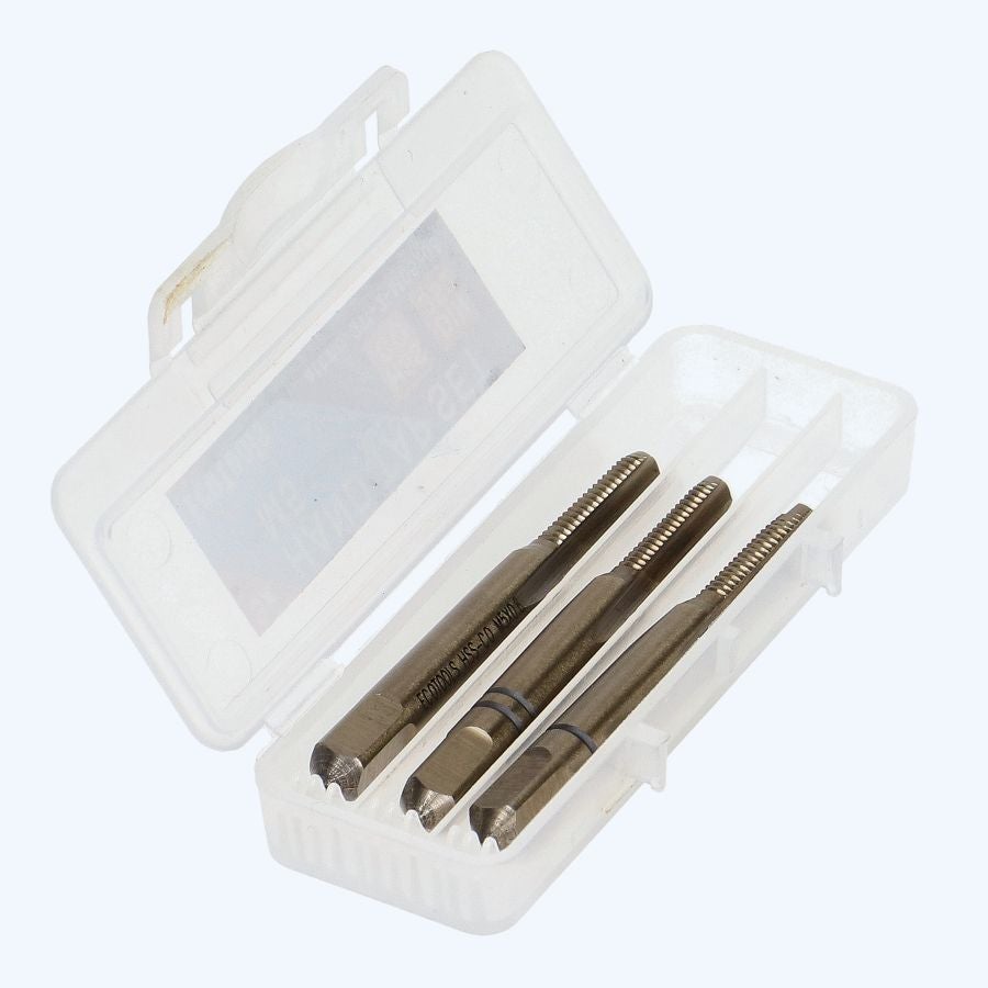 3-delige handtapset HSS 5% cobalt M5 x 0,8 mm 3-delige handtapset HSS 5% cobalt M5 x 0,8 mm