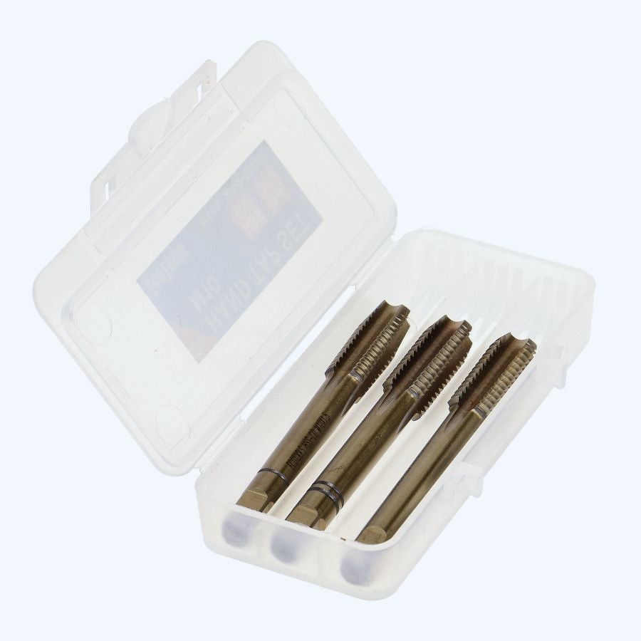 3-delige handtapset HSS 5% cobalt M10 x 1,5 mm 3-delige handtapset HSS 5% cobalt M10 x 1,5 mm