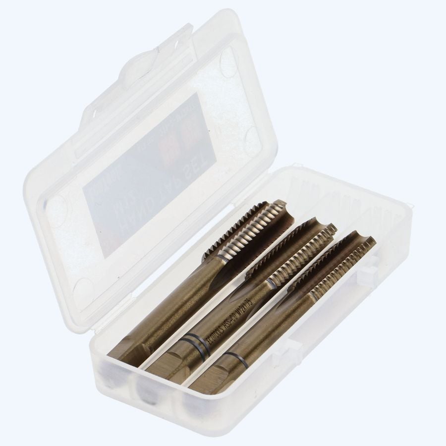 3-delige handtapset HSS 5% cobalt M12 x 1,75 mm 3-delige handtapset HSS 5% cobalt M12 x 1,75 mm