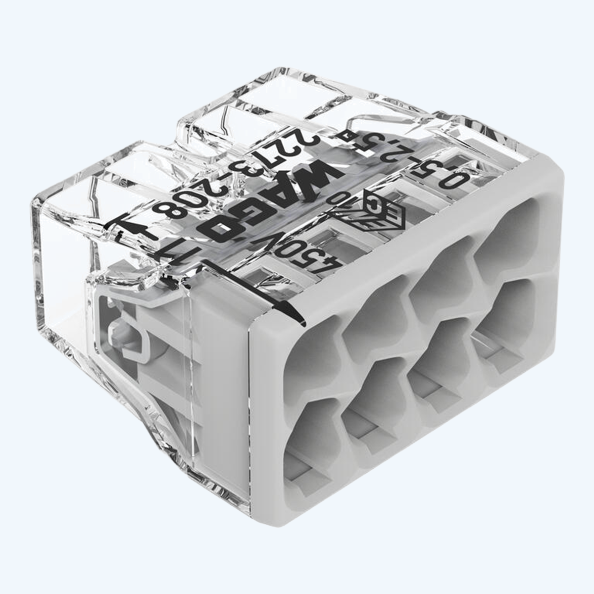 WAGO Lasklem COMPACT 8-voudig 2,5 mm² (10 stuks) WAGO Lasklem COMPACT 8-voudig 2,5 mm² (10 stuks)