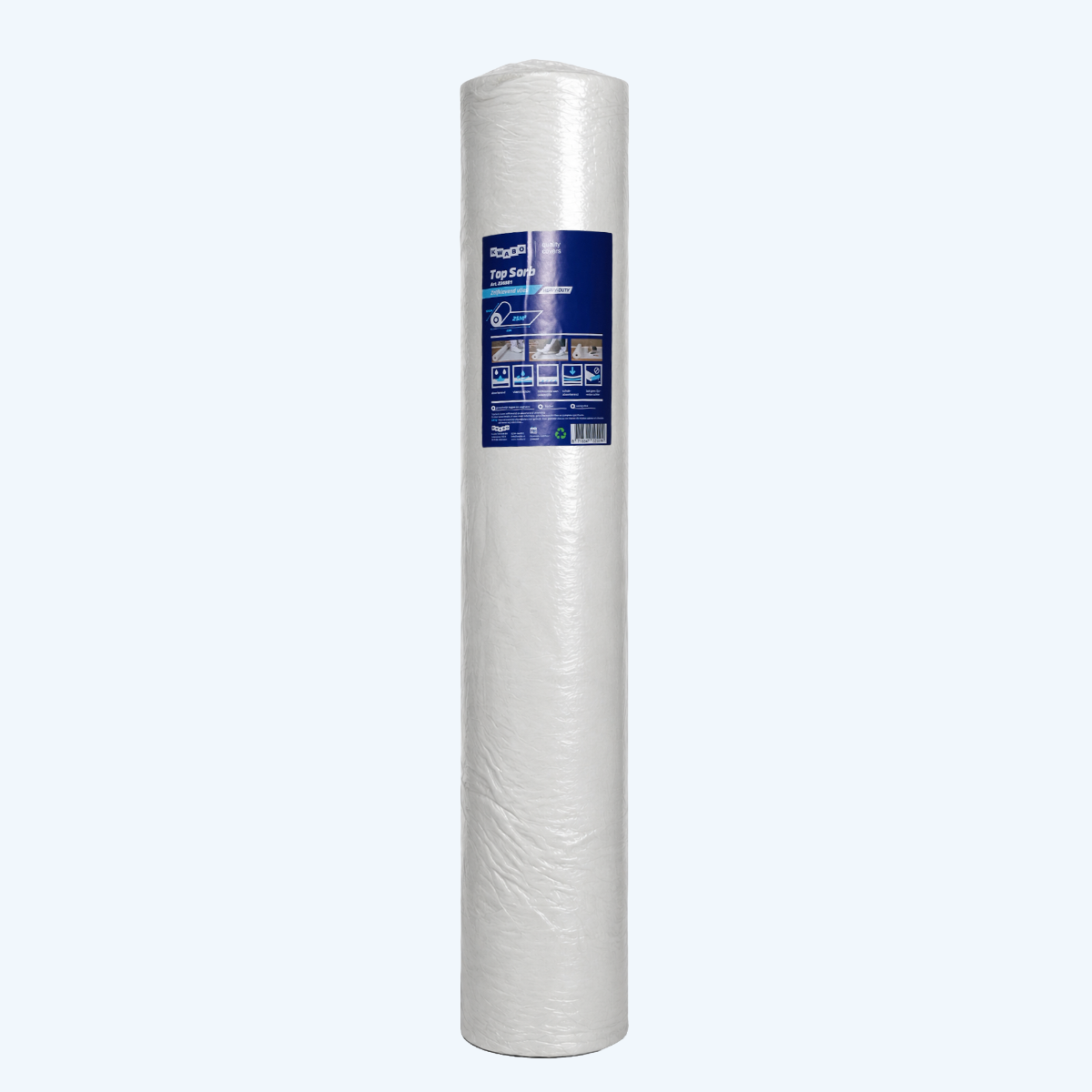 Top Sorb zelfklevend LDPE afdekvlies 1 x 25 meter Top Sorb zelfklevend LDPE afdekvlies 1 x 25 meter