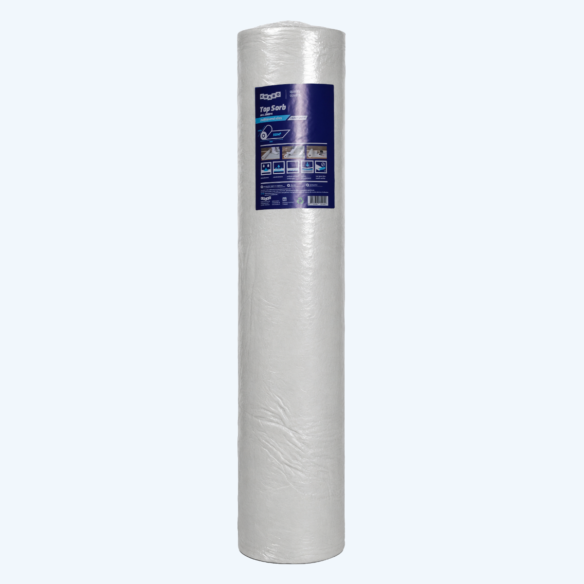 Top Sorb zelfklevend LDPE afdekvlies 1 x 50 meter Top Sorb zelfklevend LDPE afdekvlies 1 x 50 meter