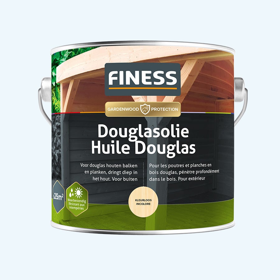 FINESS Douglas olie 2,5 L Kleurloos FINESS Douglas olie 2,5 L Kleurloos