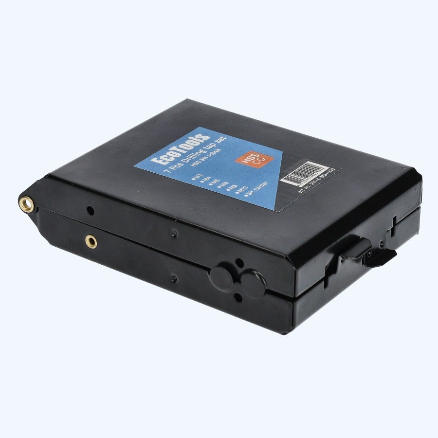 7-delige boortap set HSS 5% cobalt incl. bithouder 7-delige boortap set HSS 5% cobalt incl. bithouder