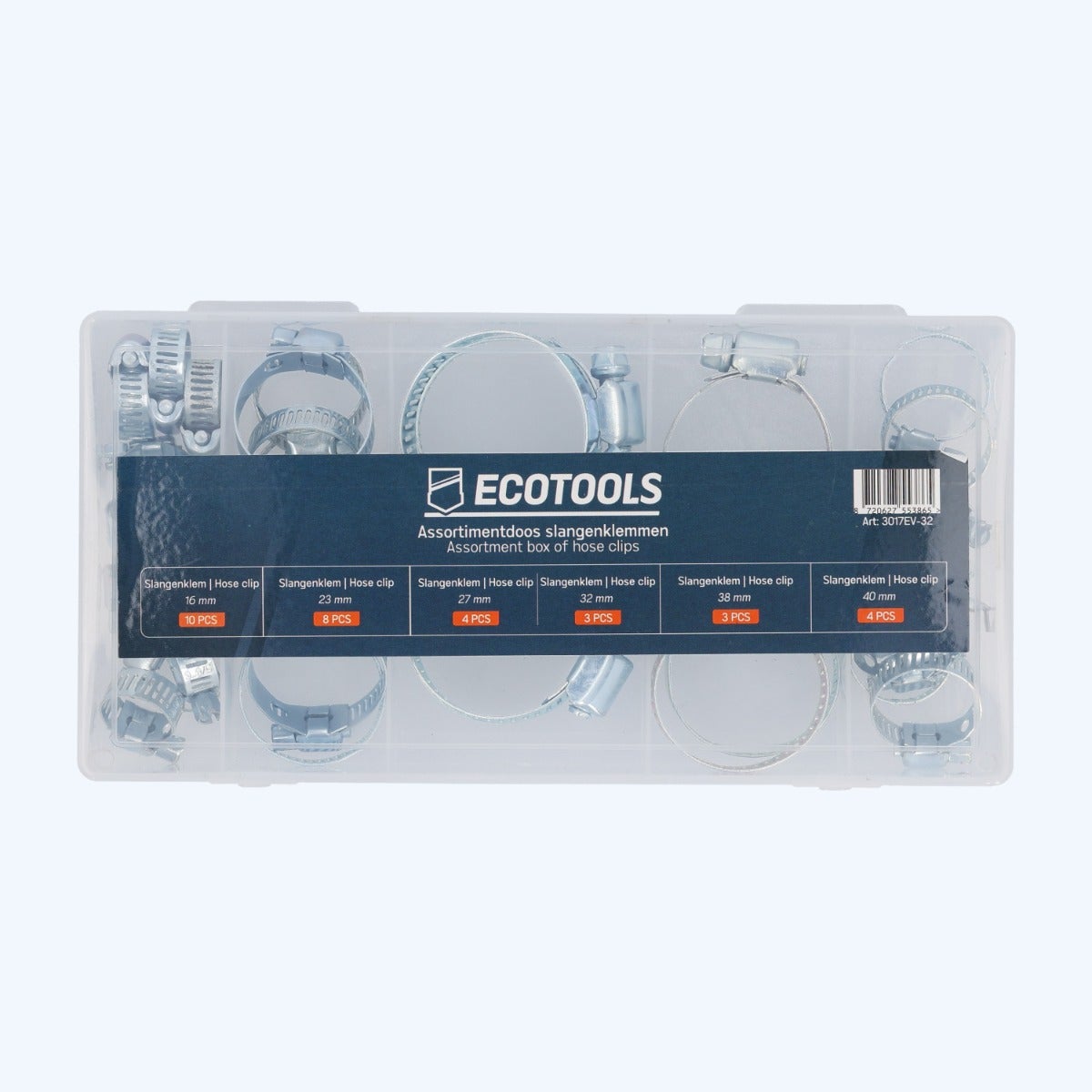 Assortimentsdoos slangenklemmen Assortimentsdoos slangenklemmen