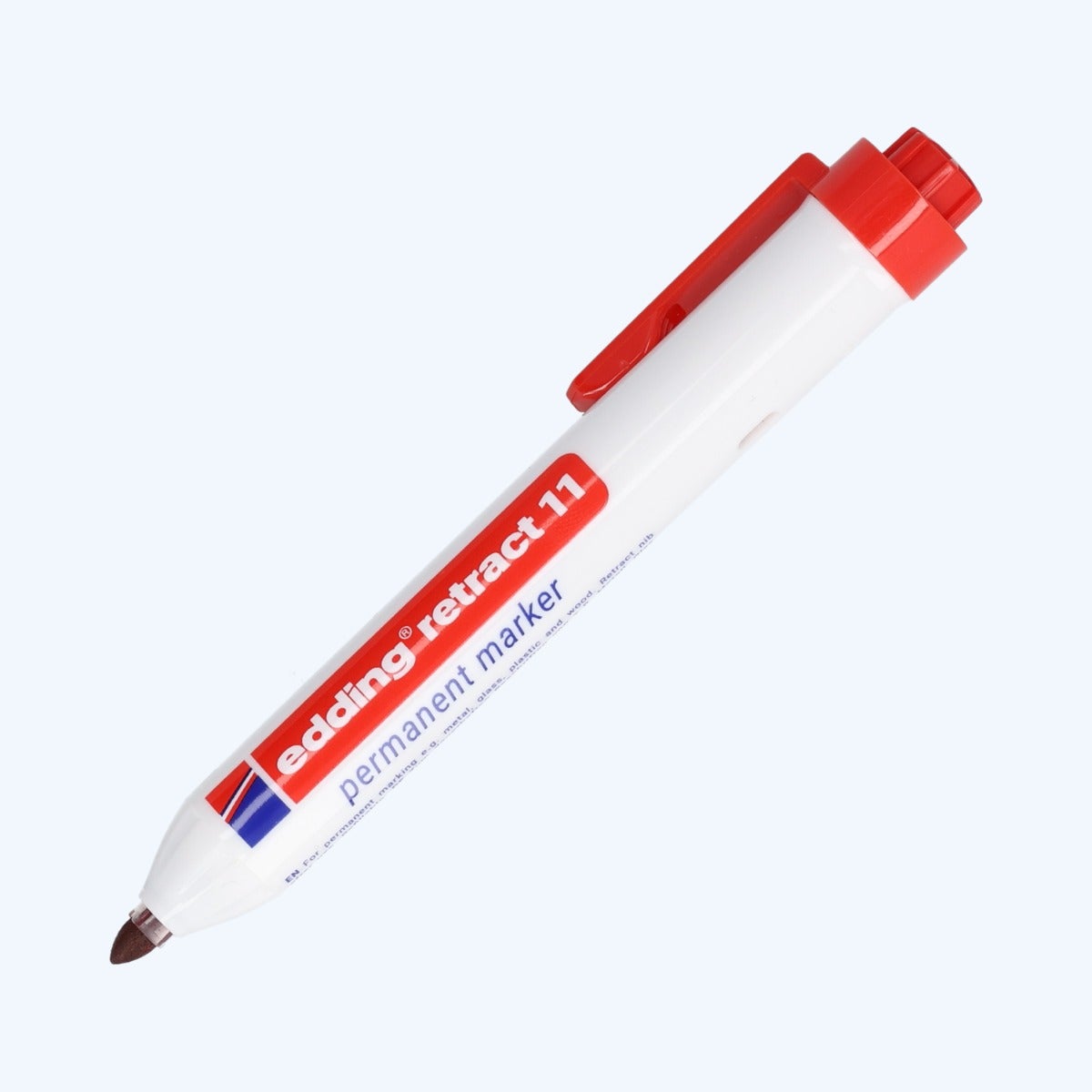 Edding permanent marker retract rood Edding permanent marker retract rood