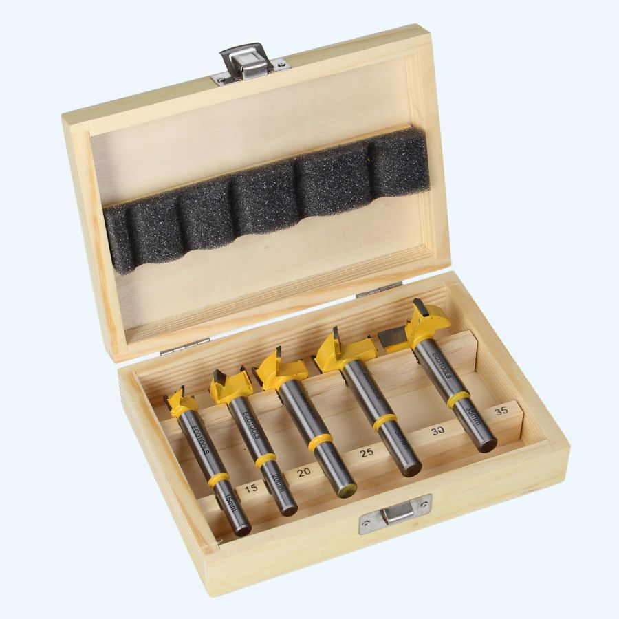 5-delige forstnerboorset 5-delige forstnerboorset