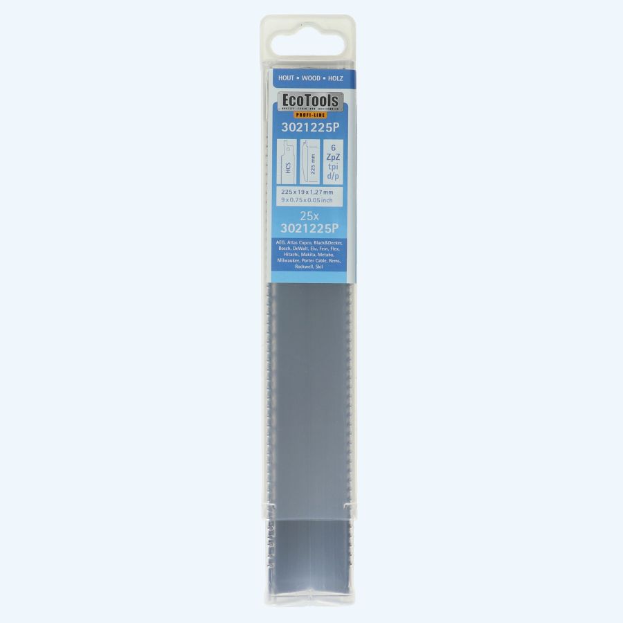 25 st. reciprozaagblad hout type 3021225P (Profi-line) 25 st. reciprozaagblad hout type 3021225P (Profi-line)