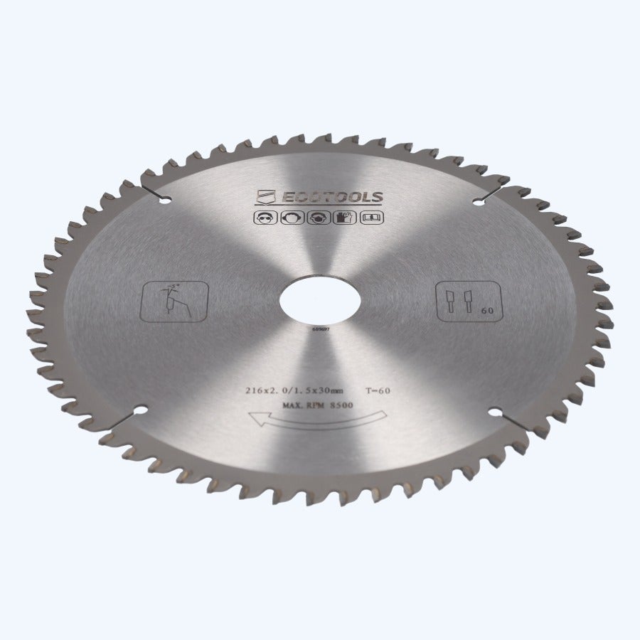 HM-afkortzaagblad 216 x 30 mm T=60 (1,5/2,0 mm) Prof HM-afkortzaagblad 216 x 30 mm T=60 (1,5/2,0 mm) Prof