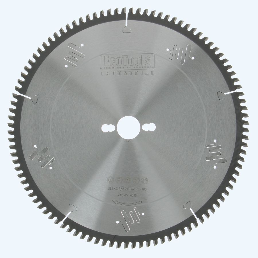 HM-zaagblad Industrial 315 x 30 mm T=100 (vlak-daktand) HM-zaagblad Industrial 315 x 30 mm T=100 (vlak-daktand)