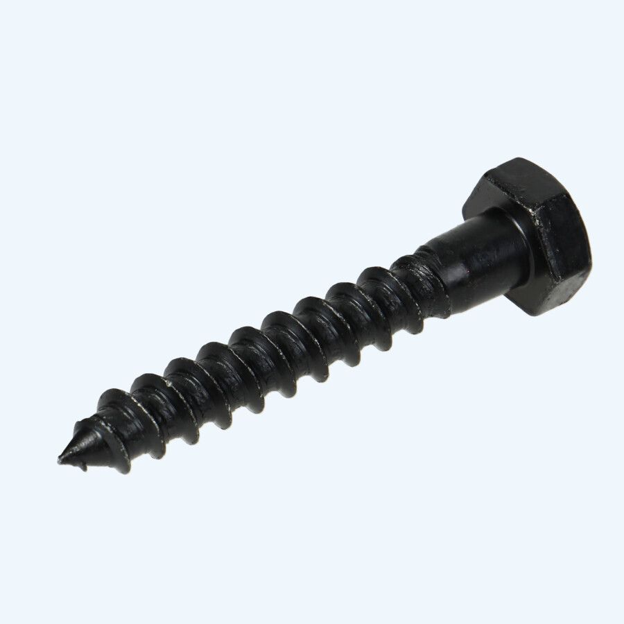 25 stuks houtdraadbout 8 x 40 mm (zwart) 25 stuks houtdraadbout 8 x 40 mm (zwart)