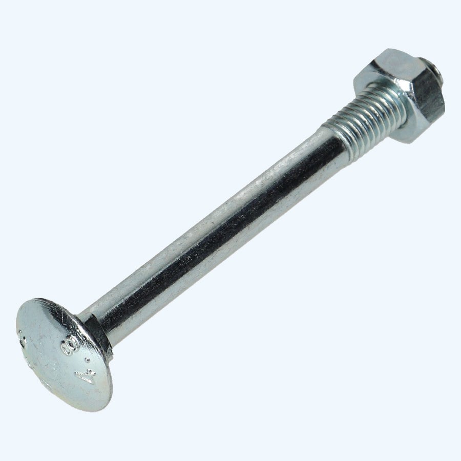 100 stuks slotbout met moer M6 x 90 mm (gegalvaniseerd) 100 stuks slotbout met moer M6 x 90 mm (gegalvaniseerd)