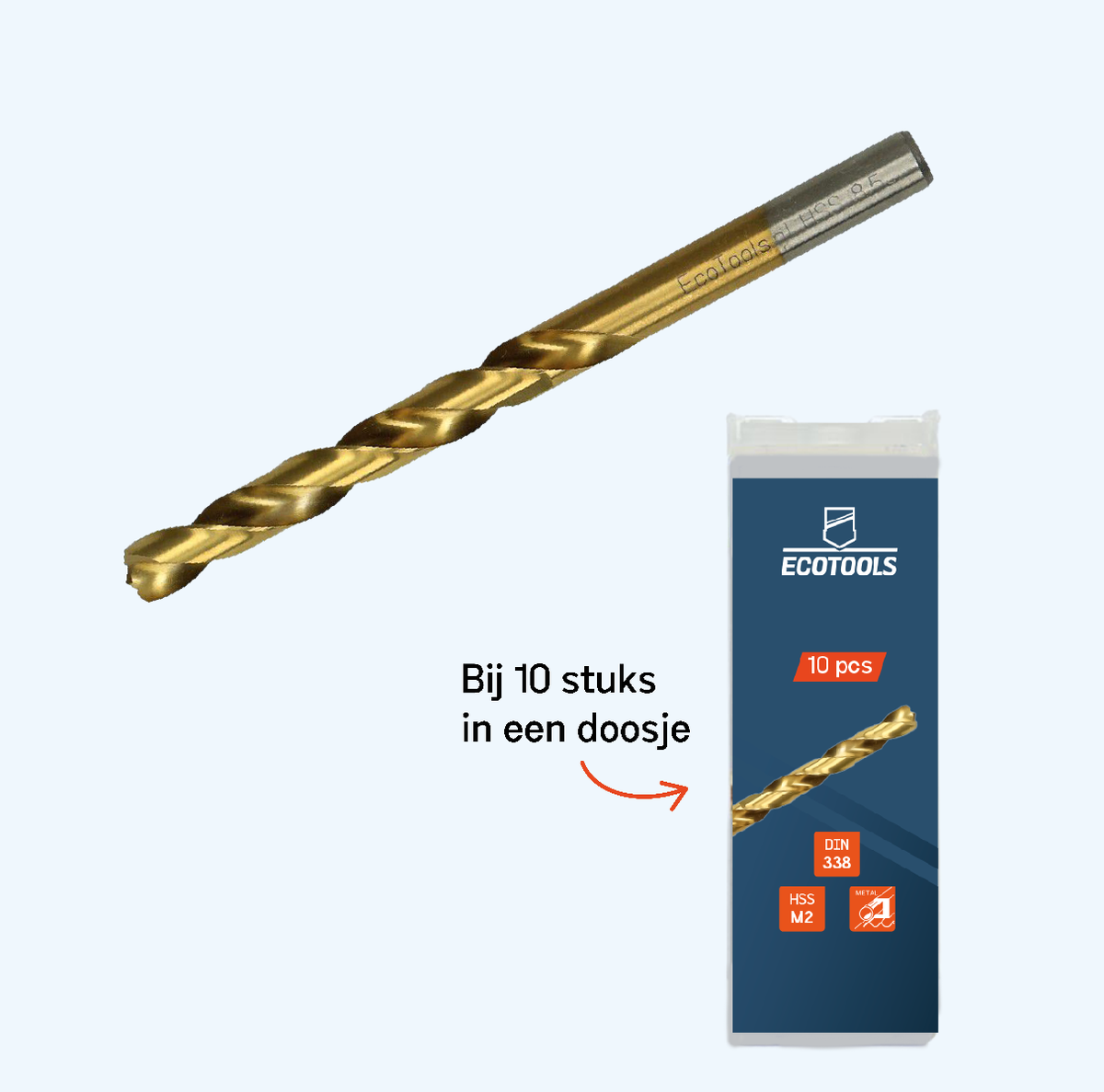 Metaalboor 5,5 mm HSS M2 met 7 edge point Metaalboor 5,5 mm HSS M2 met 7 edge point