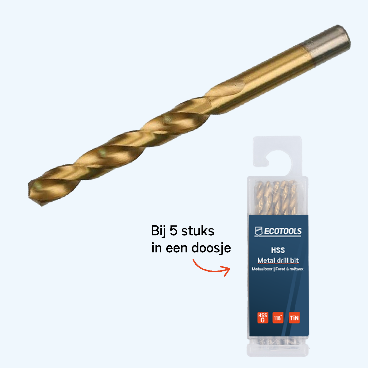 HSS metaalboor 12,0 x 152 mm HSS metaalboor 12,0 x 152 mm