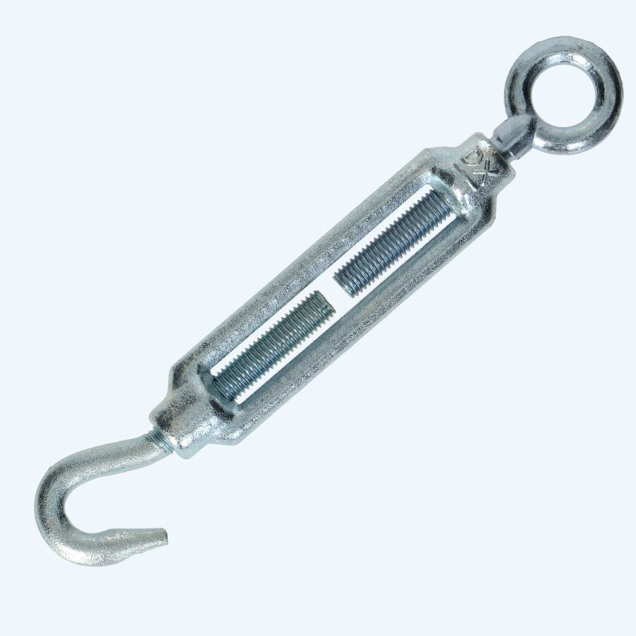 Spanschroef haak-oog 12 mm verzinkt Spanschroef haak-oog 12 mm verzinkt