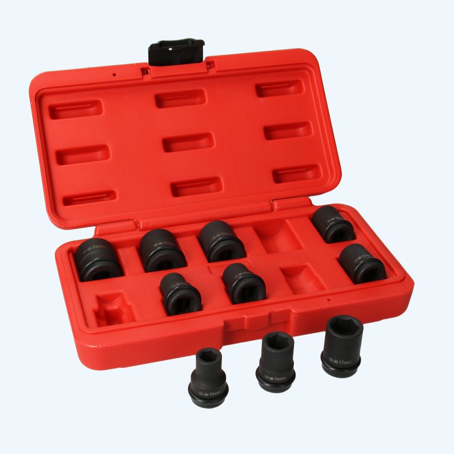 10-delige Krachtdoppenset 1/2" 10-delige Krachtdoppenset 1/2"