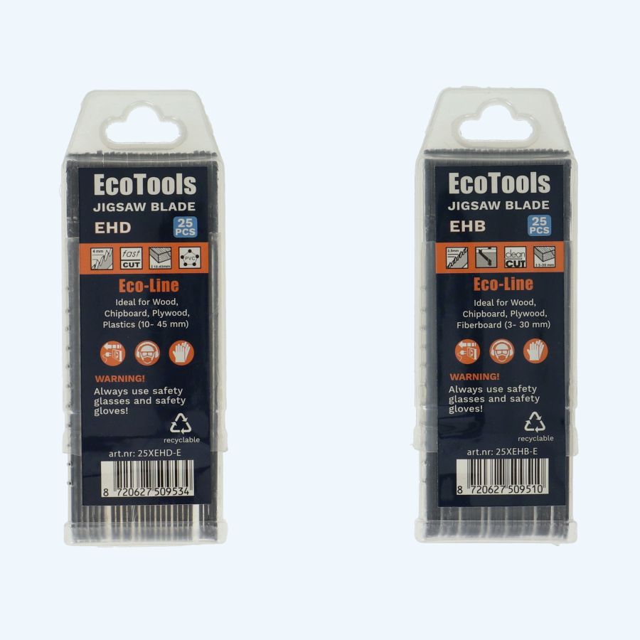Combi 25 stuks decoupeerzaagjes type EHD & EHB (Eco-line) Combi 25 stuks decoupeerzaagjes type EHD & EHB (Eco-line)
