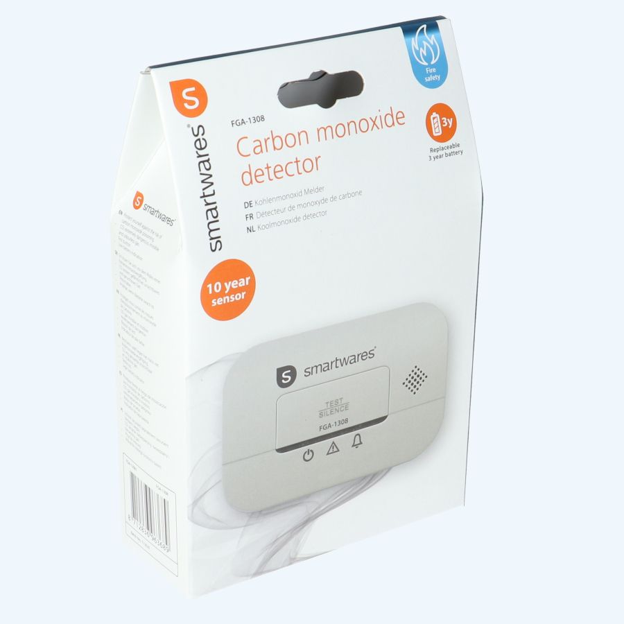 Smartwares koolmonoxidemelder FGA13081 Smartwares koolmonoxidemelder FGA13081