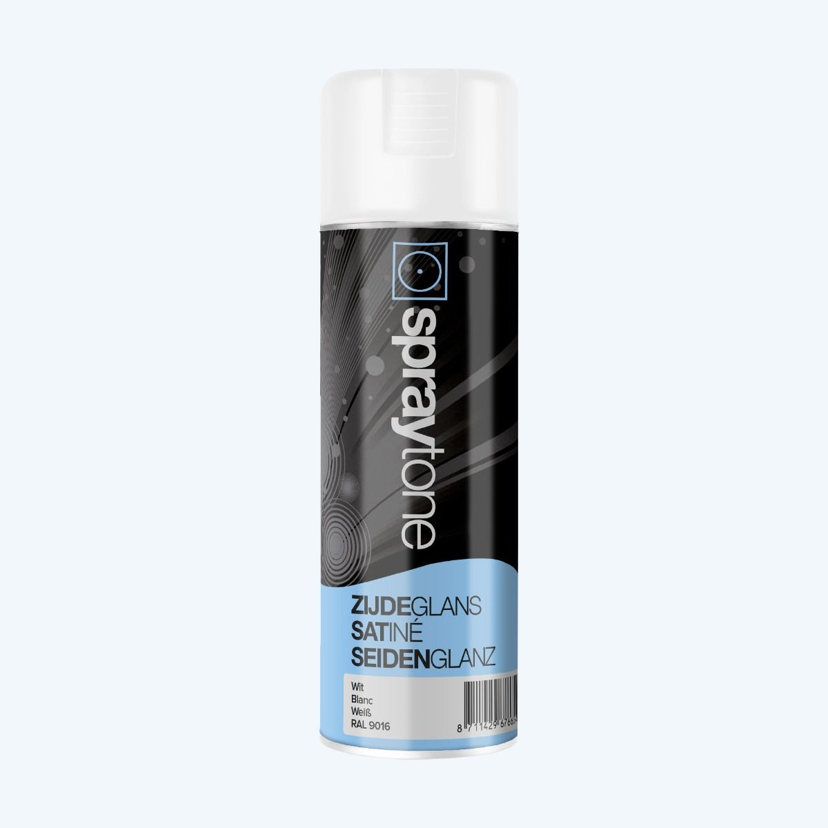 SPRAYTONE Zijdeglans wit RAL 9016 400 ml SPRAYTONE Zijdeglans wit RAL 9016 400 ml