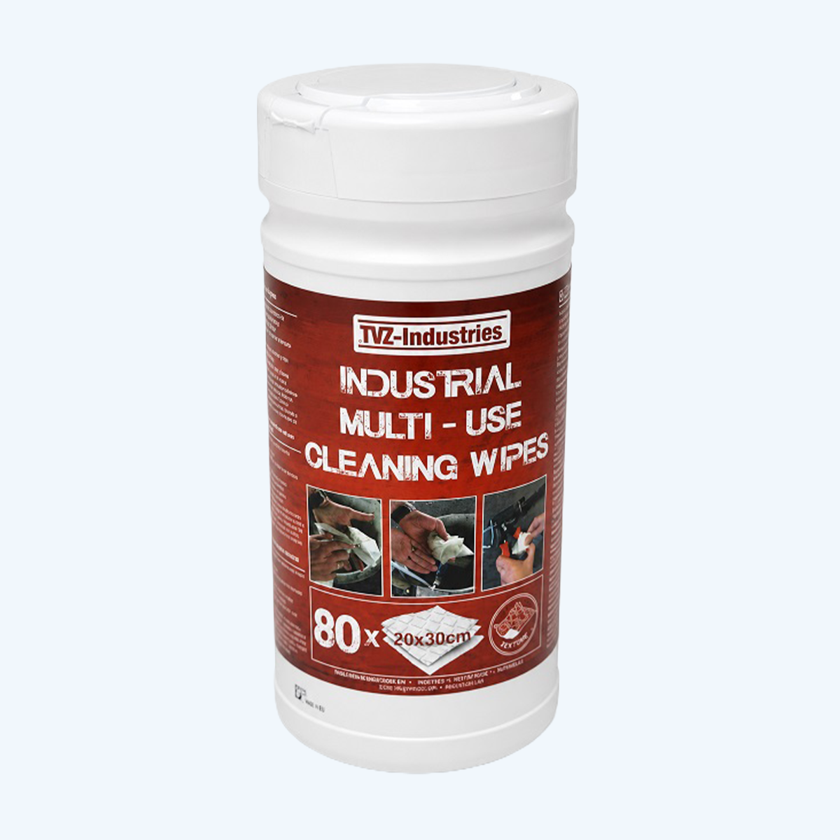 TP Industrial cleaning wipes (80 stuks in pot) TP Industrial cleaning wipes (80 stuks in pot)