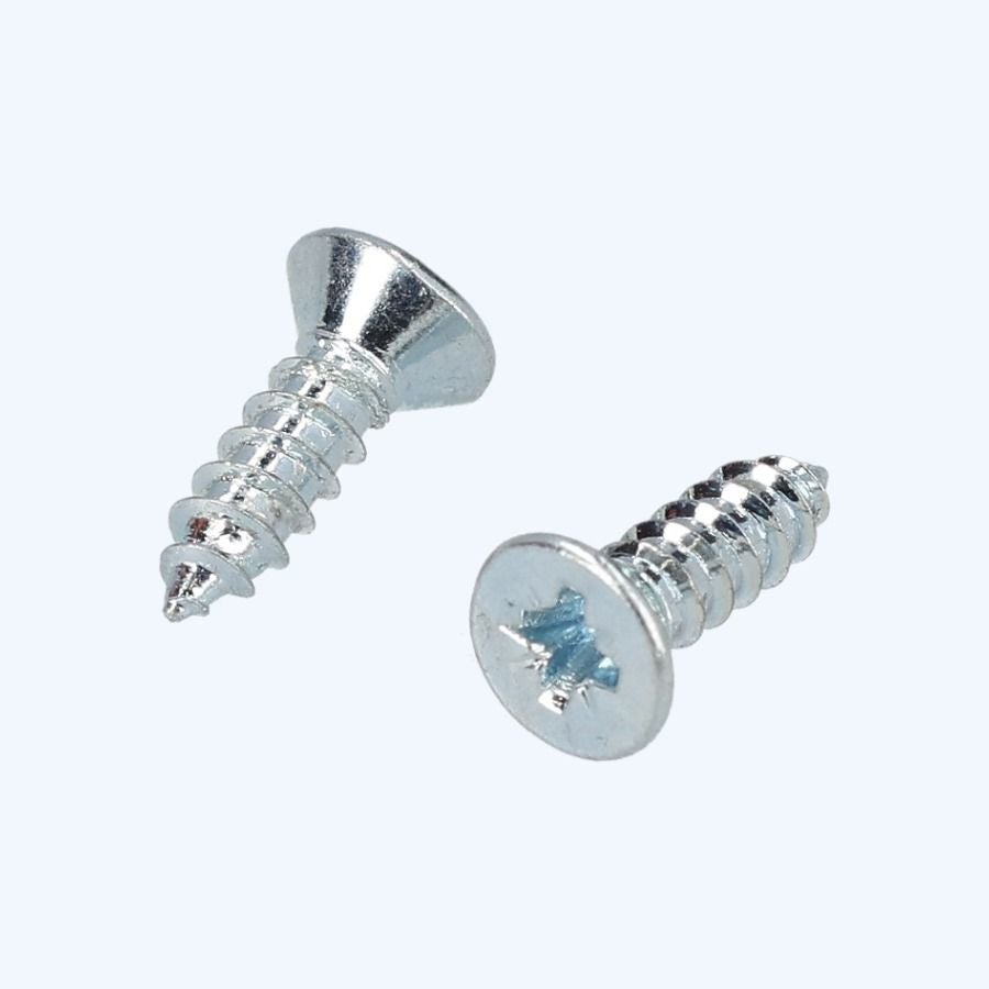 200 stuks plaatschroef verzinkt verzonken kop 3,5 x 9,5 mm