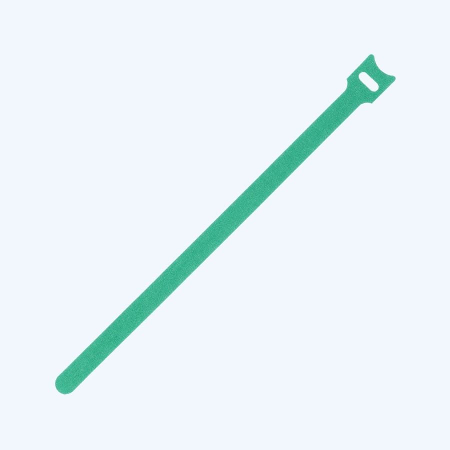 25 stuks klittenband tyraps 12 x 250 mm groen
