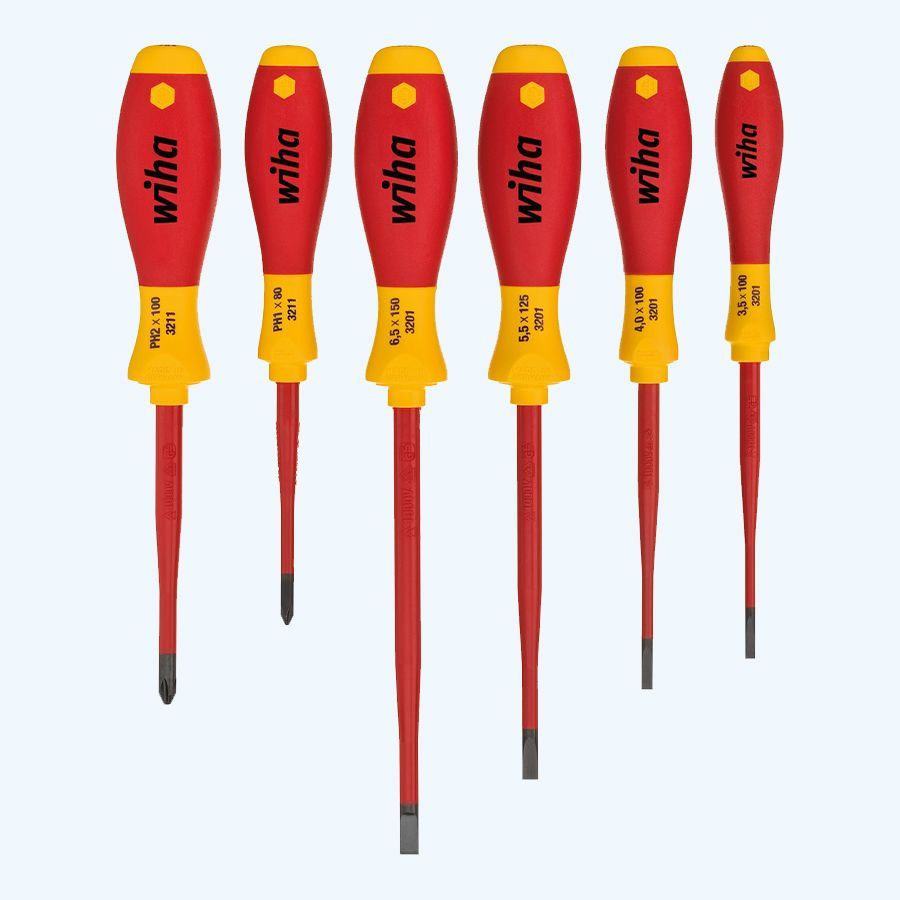 Wiha VDE schroevendraaierset SoftFinish electric 6-delig