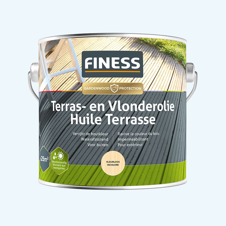 FINESS Terras-en vlonderolie 2,5L Kleurloos
