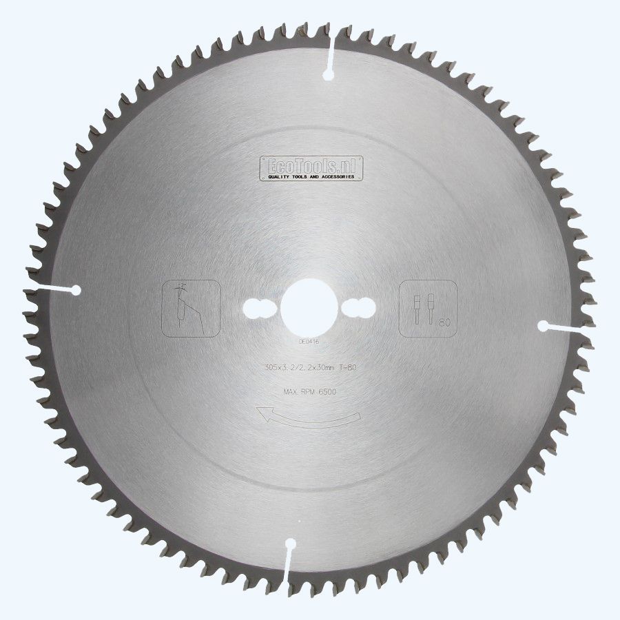 HM-zaagblad 305 x 30 mm T=100 (vlak-daktand)