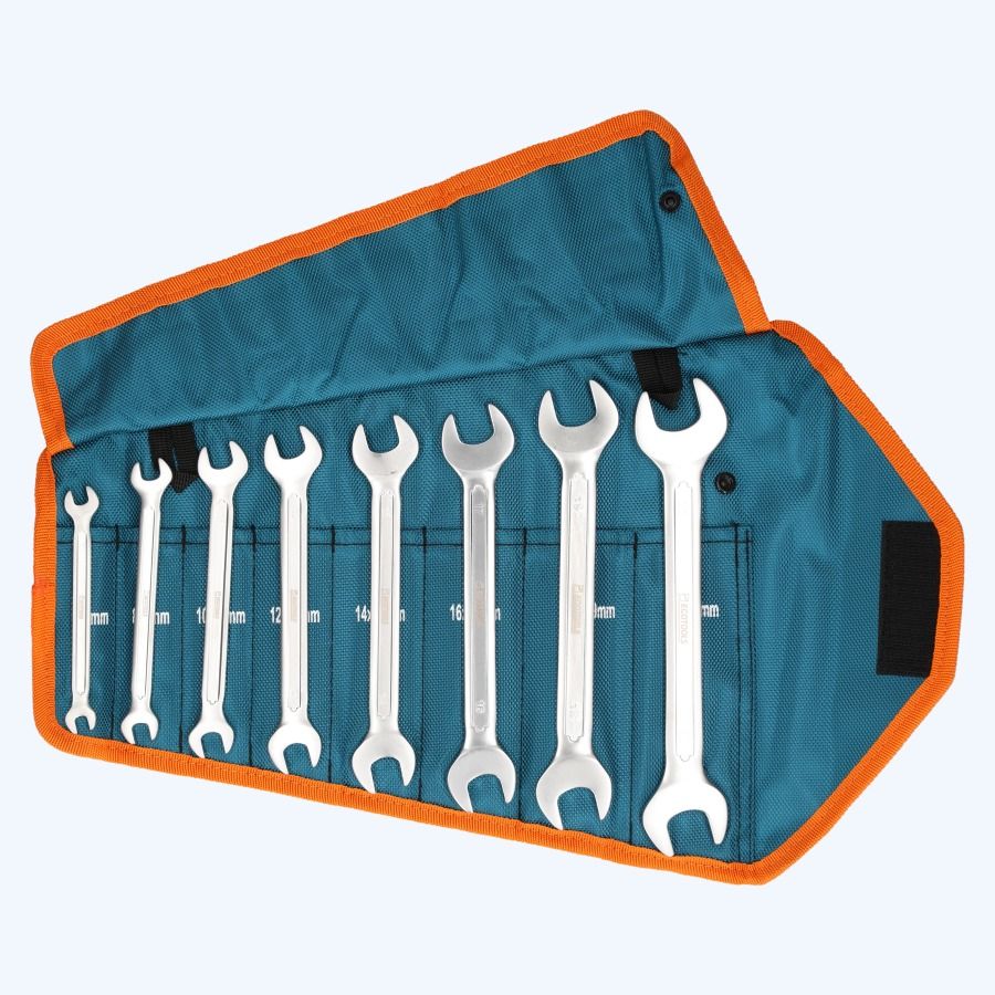 8-delige steeksleutelset Chrome Vanadium