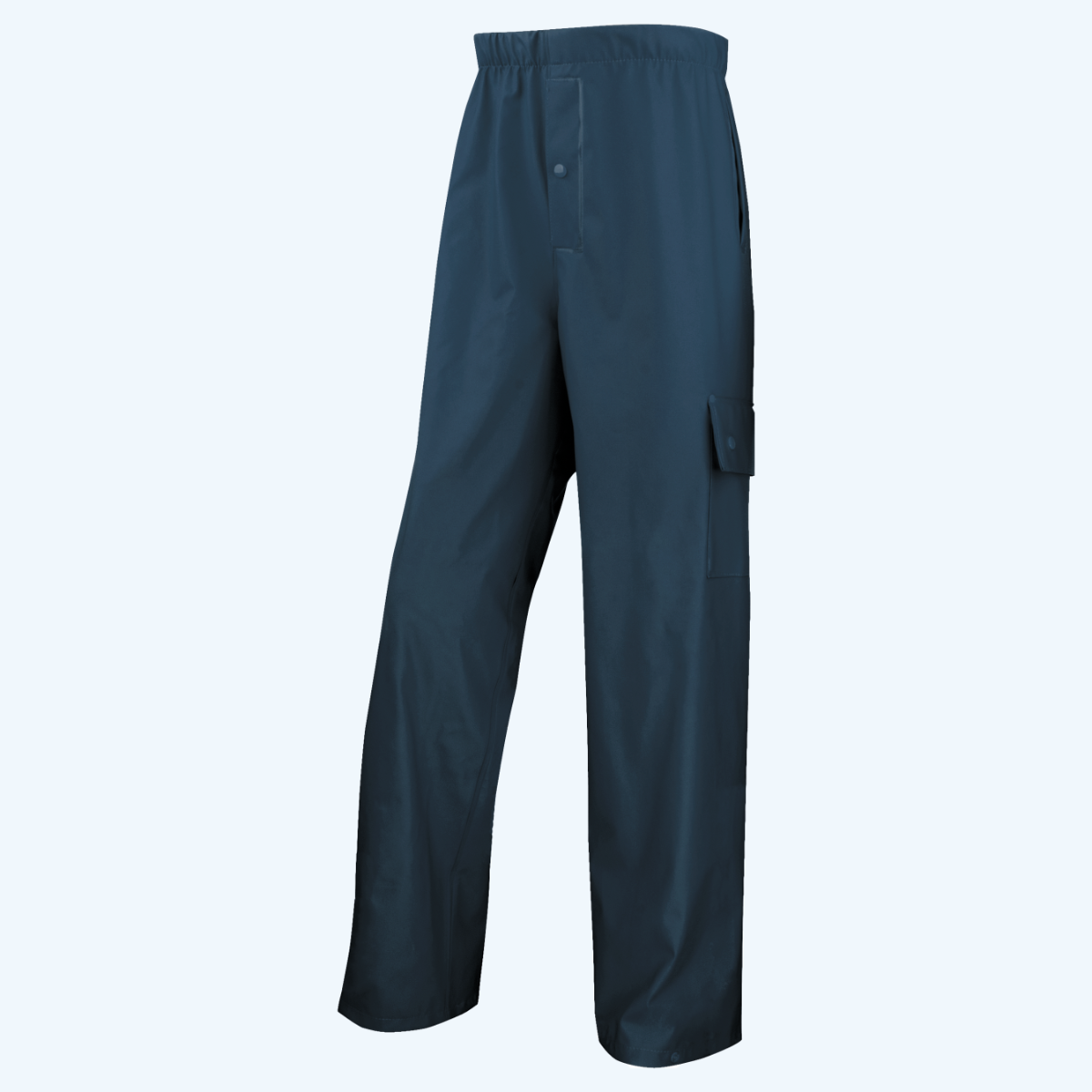 Delta plus polyester regenbroek marineblauw