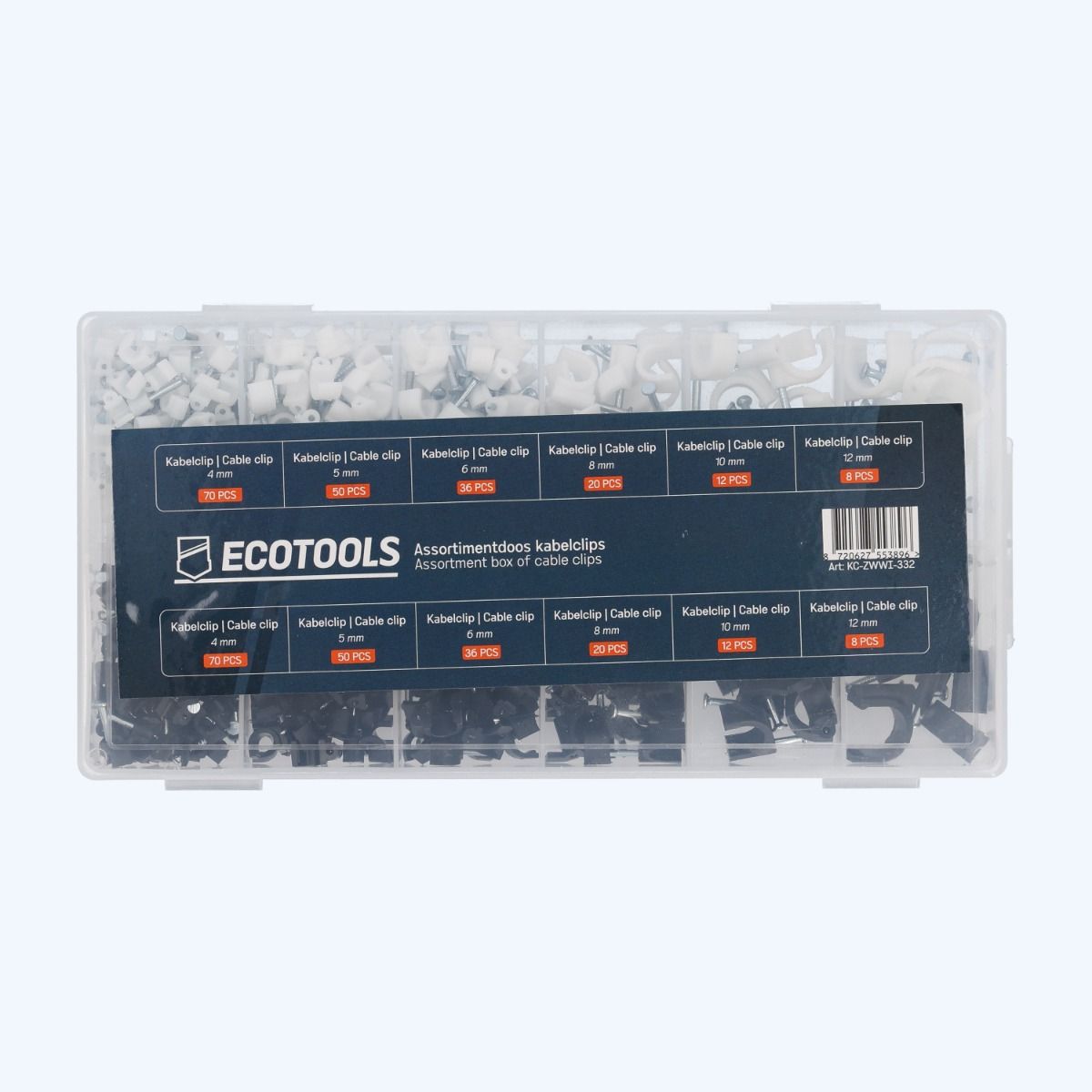 Assortimentsdoos kabelclips
