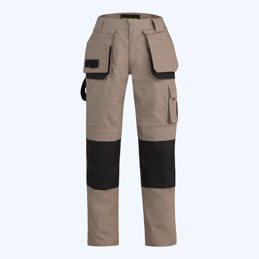 Storvik werkbroek David khaki