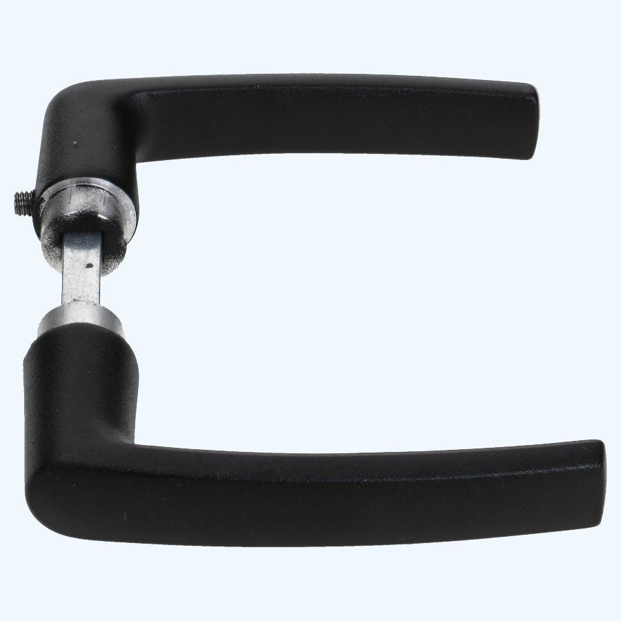 Deurkruk blokmodel zwart