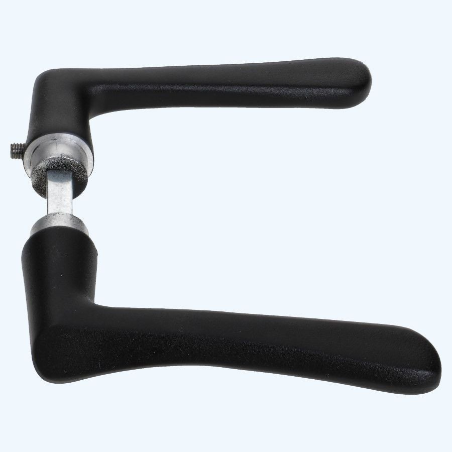 Deurkruk vlindermodel zwart